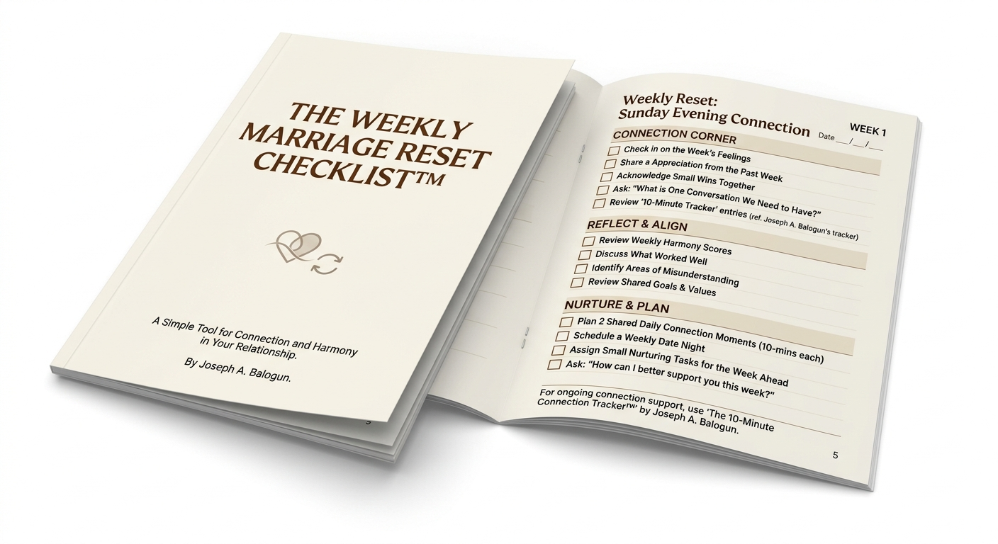 The Weekly Marriage Reset Checklist